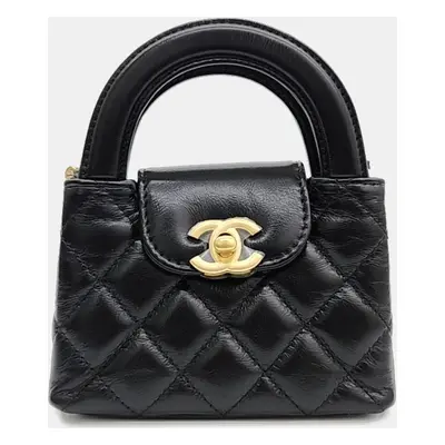 Chanel Leather Black Mini Shopping Bag