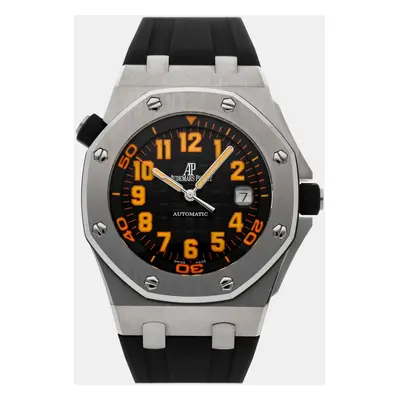 Audemars Piguet Black Stainless Steel Royal Oak Offshore 15701ST.OO.D002CA.01 Automatic Men's Wr