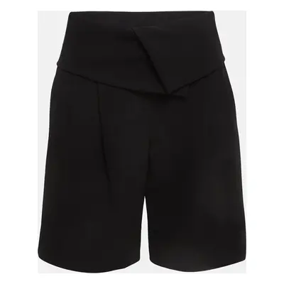 Max Mara Black Crepe High Waist Shorts