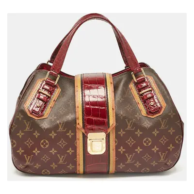 Louis Vuitton Bordeaux Monogram Canvas Limited Edition Mirage Griet Exotic Bag