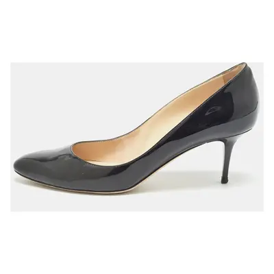 Jimmy Choo Black Patent Leather Bridget Pumps Size