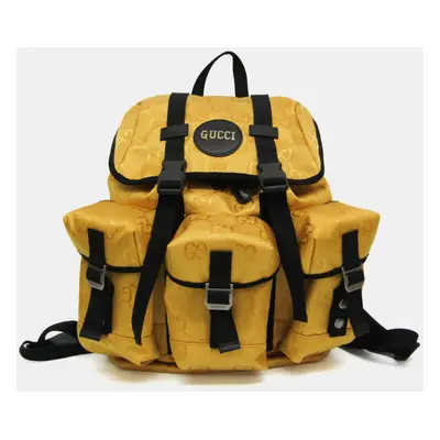 Gucci Yellow/Black GG Nylon Off The Grid Backpack