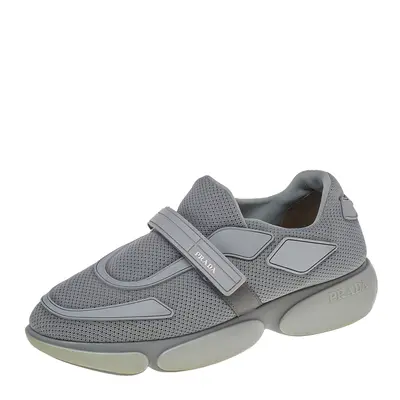 Prada Grey Mesh Cloudbust Low Top Sneakers Size 39.5