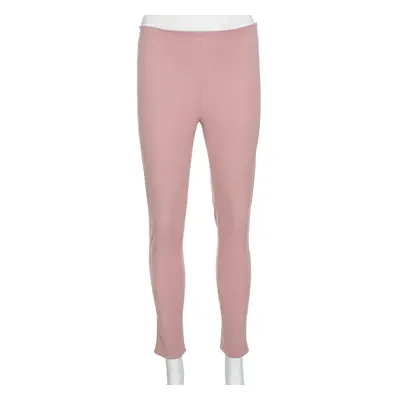 Joseph Light Pink Stretch Gabardine New Tony Cropped Trousers