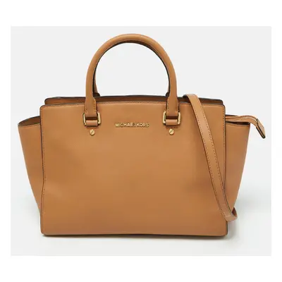 MICHAEL Michael Kors Tan Leather Selma Tote