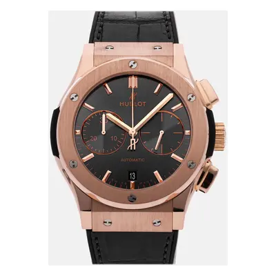 Hublot Grey 18k Rose Gold Classic Fusion 521.OX.7081.LR Automatic Men's Wristwatch mm