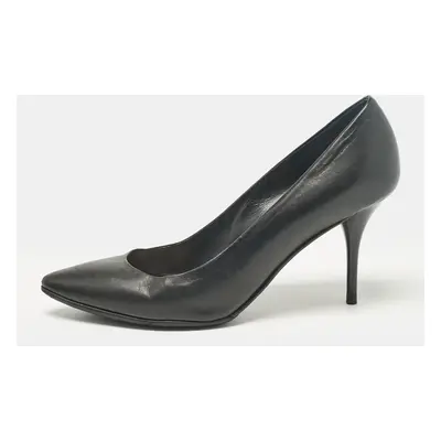 Dior Black Leather Pointed Toe Pumps Size 37.5