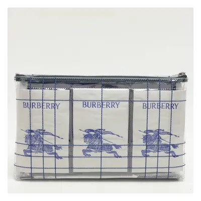 Burberry Transparent PVC EKD Label Pouch