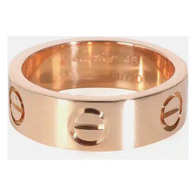 Cartier 18k Rose Gold Love Ring