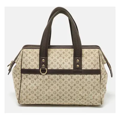 Louis Vuitton Beige/Brown Monogram Mini Lin Canvas Josephine GM Bag