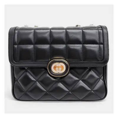 Gucci Black Leather Small Shoulder Bag