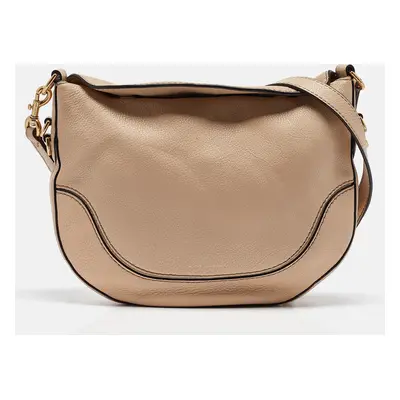 Marc Jacobs Beige Leather Small The Drifter Shoulder Bag