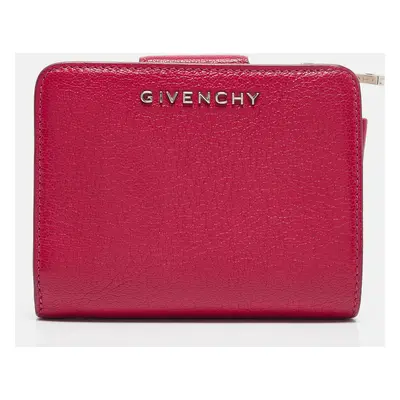 Givenchy Fuchsia Leather Pandora Compact Wallet