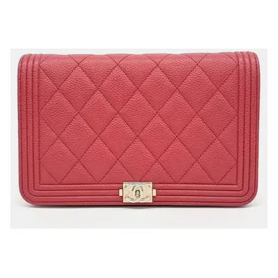 Chanel Caviar WOC Boy Mini Crossbody Bag