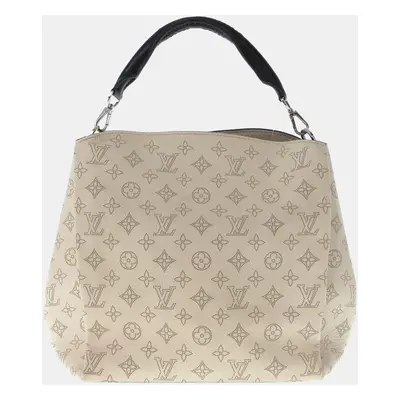 Louis Vuitton Beige/Brown Mahina Babylone PM