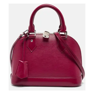 Louis Vuitton Fuchsia Epi Leather Alma BB Bag