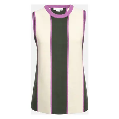 Victoria Beckham Multicolor Knit Sleeveless Tank Top