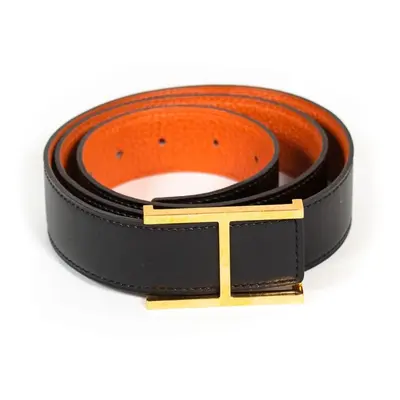 Hermes Reversible Leather Belt Size