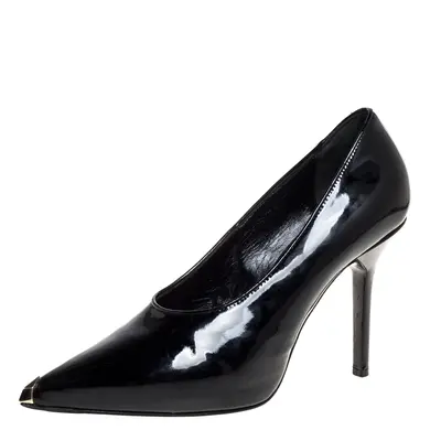 Givenchy Black Patent Leather Pointed Toe Pumps Size 39.5