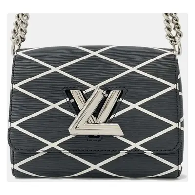 Louis Vuitton Black Epi Malletage Twist PM Shoulder Bag