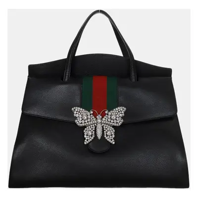 Gucci Crystal Butterfly Linea Totem Bag