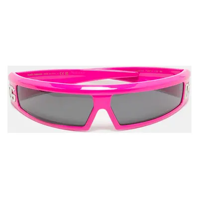 Dolce & Gabbana Pink/Black DG Shield Sunglasses