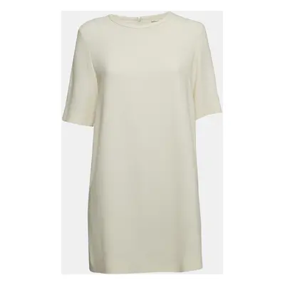 Max Mara Cream Stretch Crepe Blouse