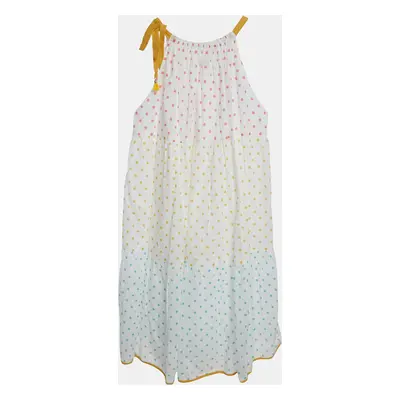 Zimmermann White/Multicolor Polka-Dot Print Cotton Dress (10 Yrs)