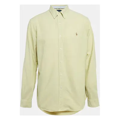 Ralph Lauren Light Green Cotton Slim Fit Shirt