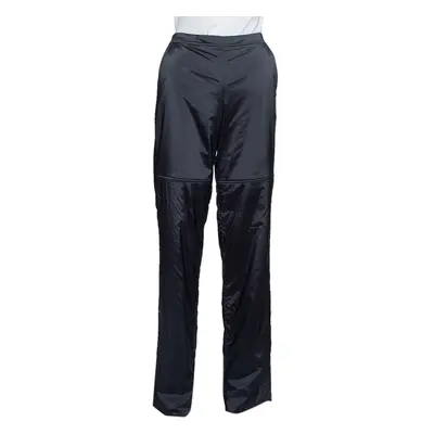 Emporio Armani Black Padded Wide Leg Pants