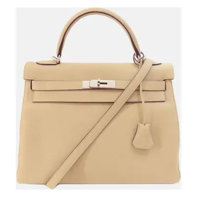 Hermes Taurillon Kelly Trench Handbag