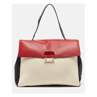 Valentino Multicolor Leather Mime Top Handle Bag