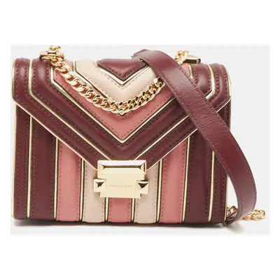 Michael Kors Multicolor Quilted Leather Whitney Shoulder Bag