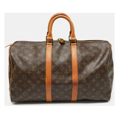 Louis Vuitton Monogram Canvas Keepall Bandoulière Bag