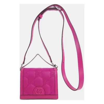 Gucci nylon material GG long shoulder bag