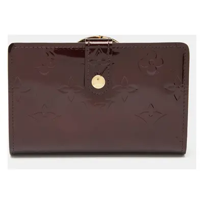 Louis Vuitton Amarante Monogram Vernis Leather Portefeuille Viennois Wallet