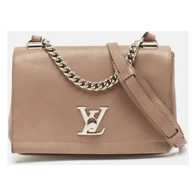 Louis Vuitton Beige Leather Lockme II BB Bag