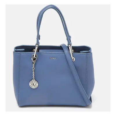 DKNY Blue Leather Julius MD Zip Tote