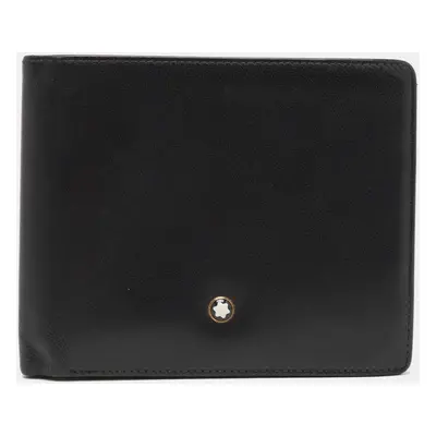 Montblanc Black Leather Miesterstuck Bifold Wallet