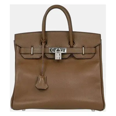 Hermes Taupe Gray Epsom Haut a Courroies Handbag