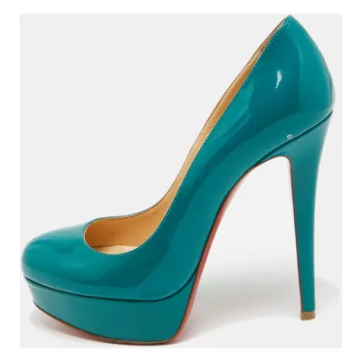 Christian Louboutin Green Patent Leather Bianca Pumps Size