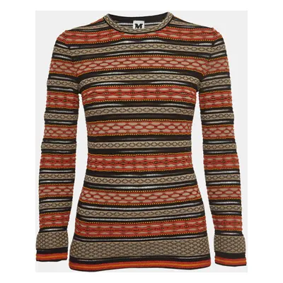 M Missoni Multicolor Patterned Knit Top