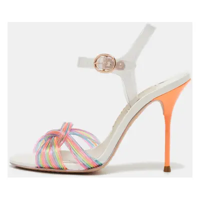 Sophia Webster Multicolor PVC And Jelly Coralie Ankle Strap Sandals Size 36.5