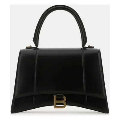 Balenciaga Black Leather Medium Hourglass Handbag