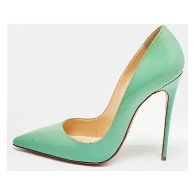 Christian Louboutin Green Patent Leather So Kate Pumps Size