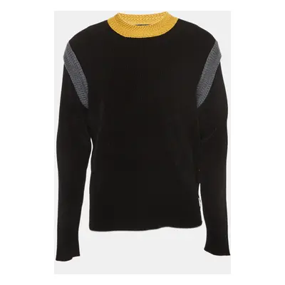 Fendi Black/Multicolor Knit Sweater