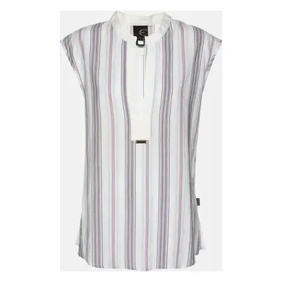 Just Cavalli Multicolor Striped Cotton Top