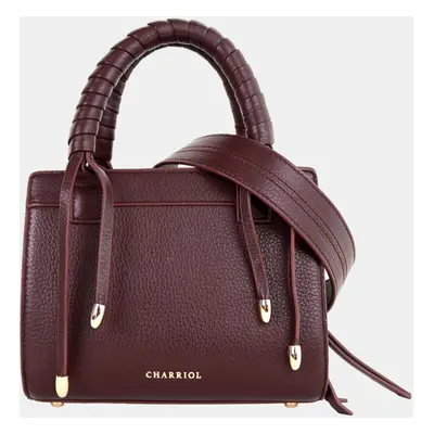 Charriol Chocolate Leather Forever Handbag