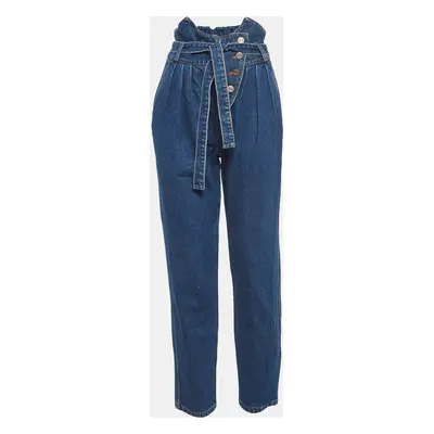 Alexis Blue Denim Belted High Waist Jeans