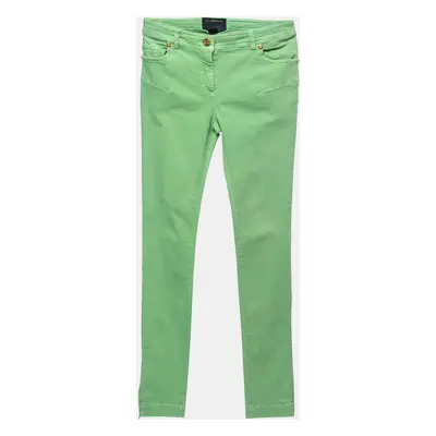 Class by Roberto Lime Green Denim Skinny Jeans Waist 26"